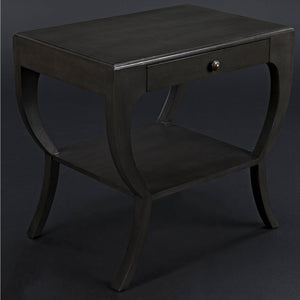 Noir Maude Side Table, Pale-Noir Furniture-Blue Hand Home