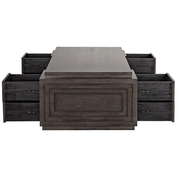 Noir Furniture Mentor Desk, Pale-Noir Furniture-Blue Hand Home