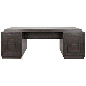 Noir Furniture Mentor Desk, Pale-Noir Furniture-Blue Hand Home