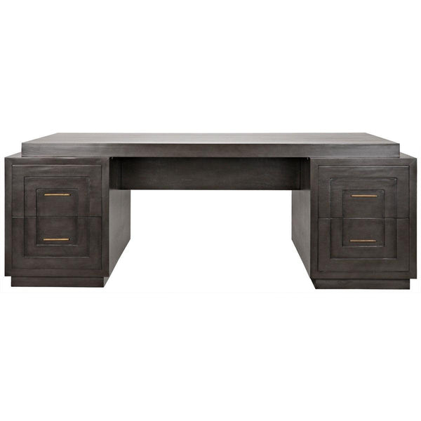 Noir Furniture Mentor Desk, Pale-Noir Furniture-Blue Hand Home