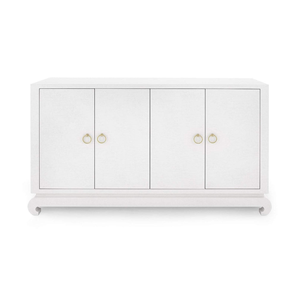 Villa & House - Meredith 4-Door Cabinet In White-Bungalow 5-Blue Hand Home