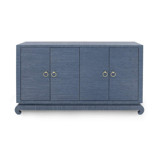 Villa & House - Meredith 4-Door Cabinet In Navy Blue-Bungalow 5-Blue Hand Home