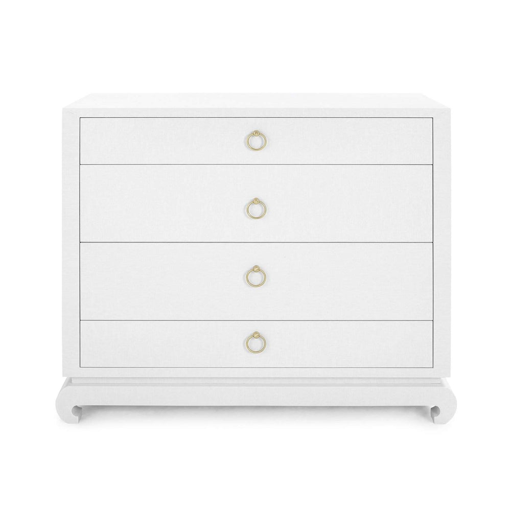 Villa & House - Ming Large 4-Drawer In White-Bungalow 5-Blue Hand Home