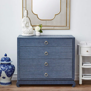 Villa & House - Ming Large 4-Drawer In Navy Blue-Bungalow 5-Blue Hand Home