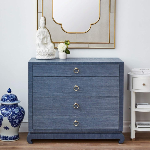 Villa & House - Ming Large 4-Drawer In Navy Blue-Bungalow 5-Blue Hand Home