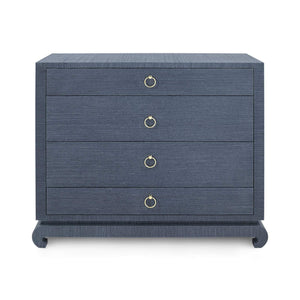 Villa & House - Ming Large 4-Drawer In Navy Blue-Bungalow 5-Blue Hand Home
