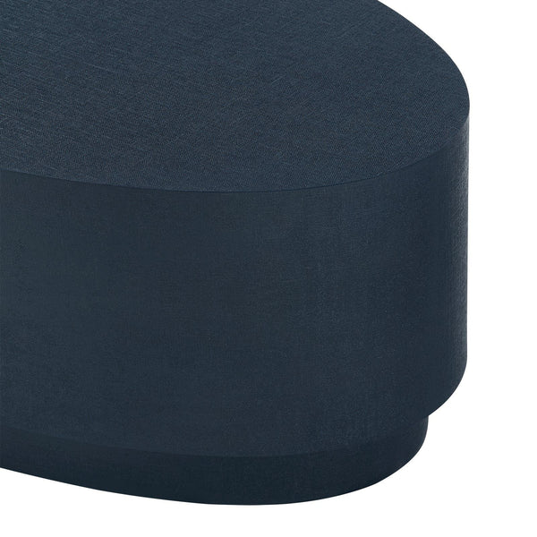 Villa & House - Mila Oval Coffee Table, Navy Blue-Bungalow 5-Blue Hand Home