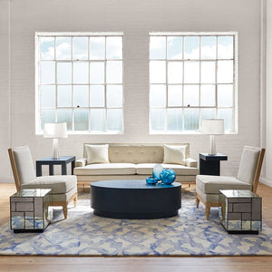 Villa & House - Mila Oval Coffee Table, Navy Blue-Bungalow 5-Blue Hand Home