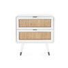 Villa & House - Malmo 2-drawer Side Table, White-Bungalow 5-Blue Hand Home