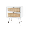Villa & House - Malmo 2-drawer Side Table, White-Bungalow 5-Blue Hand Home