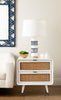 Villa & House - Malmo 2-drawer Side Table, White-Bungalow 5-Blue Hand Home