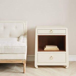 Villa & House - Ming 2-Drawer Side Table In Natural-Bungalow 5-Blue Hand Home