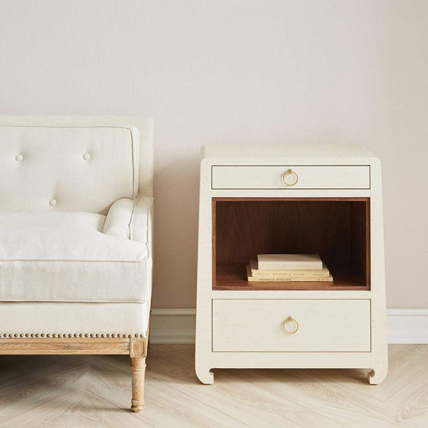 Villa & House - Ming 2-Drawer Side Table In Natural-Bungalow 5-Blue Hand Home