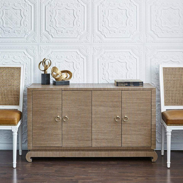 Villa & House - Meredith 4-Door Cabinet In Brown-Bungalow 5-Blue Hand Home
