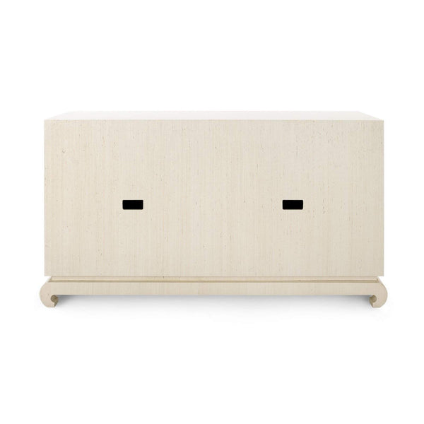 Villa & House - Meredith 4-Door Cabinet In Natural-Bungalow 5-Blue Hand Home