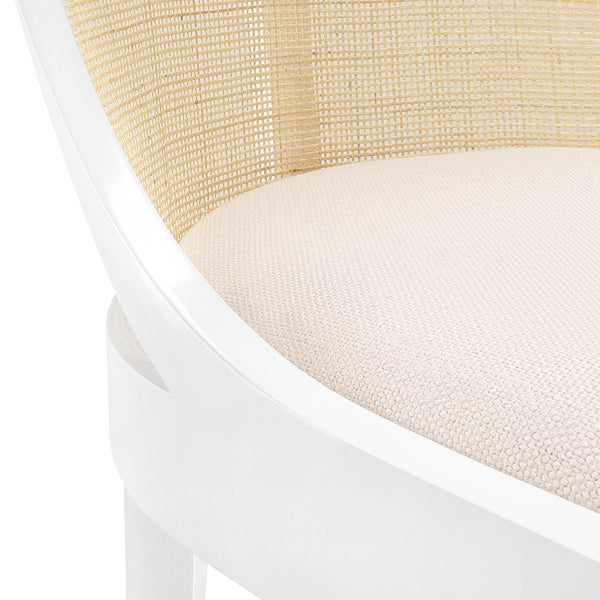 Villa & House - Monaco Armchair In White-Bungalow 5-Blue Hand Home