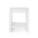 Villa & House - Morgan 1-Drawer Side Table, White-Bungalow 5-Blue Hand Home