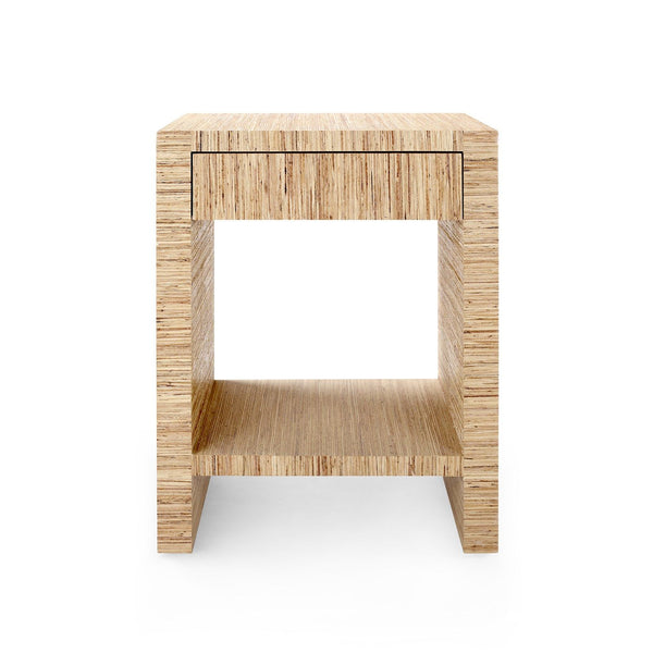 Villa & House - Morgan 1-Drawer Side Table, Natural-Bungalow 5-Blue Hand Home
