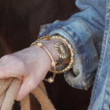 Inverted Connie Cuff-Susan Shaw Jewelry-Blue Hand Home