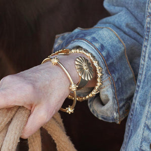 Inverted Connie Cuff-Susan Shaw Jewelry-Blue Hand Home