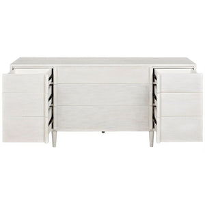 Noir Morten 9 Drawer Dresser, White Wash-Noir Furniture-Blue Hand Home