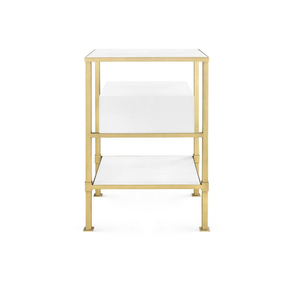 Villa & House - Marcel 1-drawer Side Table, White-Bungalow 5-Blue Hand Home