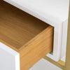 Villa & House - Marcel 1-drawer Side Table, White-Bungalow 5-Blue Hand Home