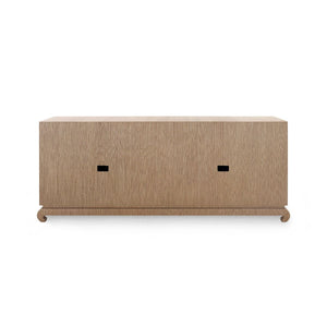 Villa & House - Meredith Extra Large 4-door Cabinet, Brown-Bungalow 5-Blue Hand Home