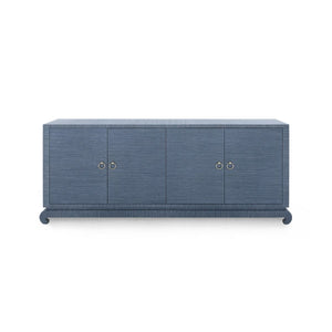 Villa & House - Meredith Extra Large 4-door Cabinet, Navy Blue-Bungalow 5-Blue Hand Home