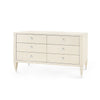 Villa & House - Morris Extra Large 6-drawer, Blanched Oak-Bungalow 5-Blue Hand Home