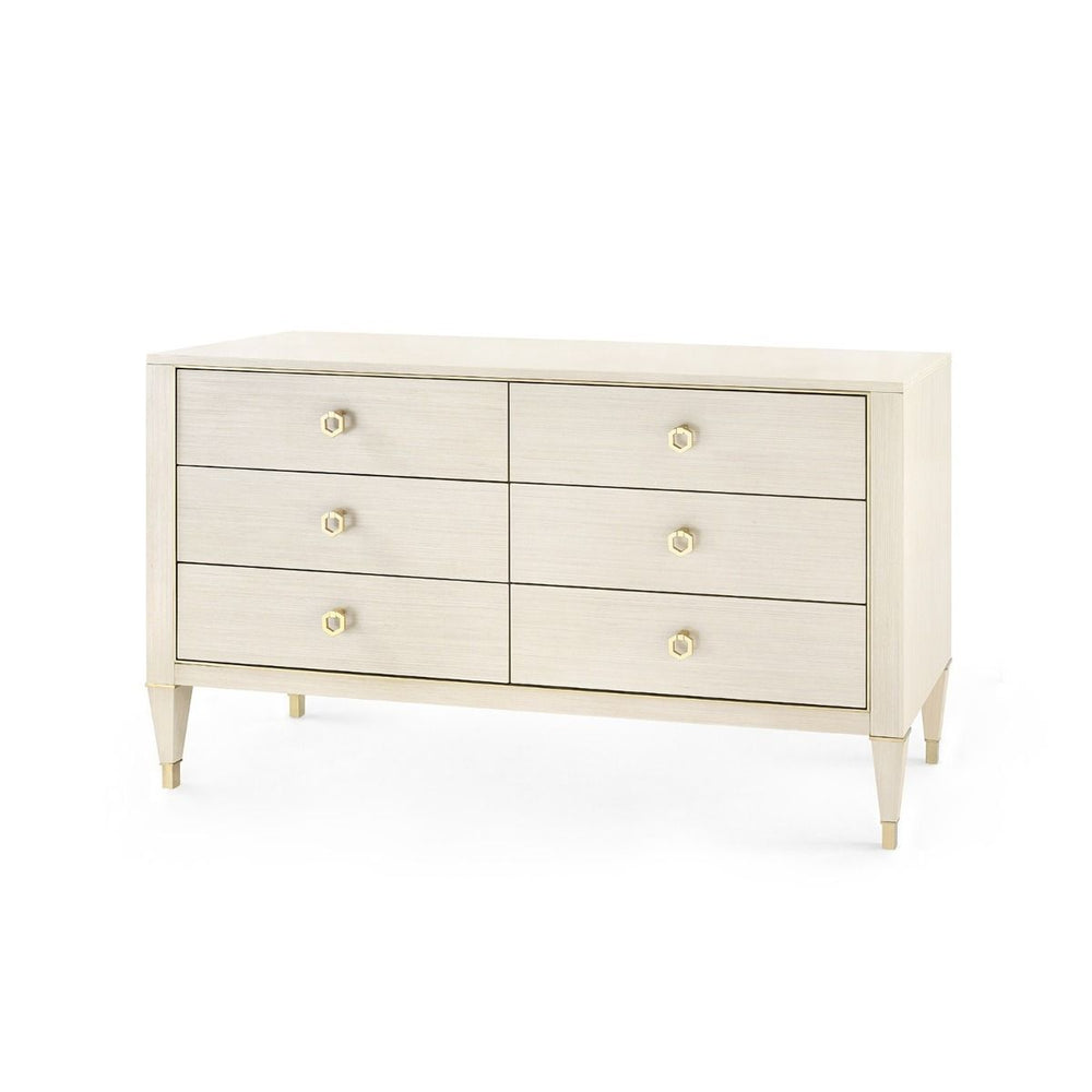 Villa & House - Morris Extra Large 6-drawer, Blanched Oak-Bungalow 5-Blue Hand Home