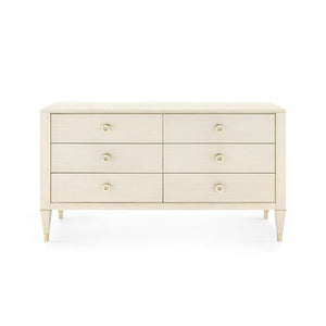 Villa & House - Morris Extra Large 6-drawer, Blanched Oak-Bungalow 5-Blue Hand Home