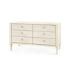 Villa & House - Morris Extra Large 6-drawer, Blanched Oak-Bungalow 5-Blue Hand Home