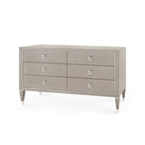 Villa & House - Morris Extra Large 6-drawer, Taupe Gray-Bungalow 5-Blue Hand Home