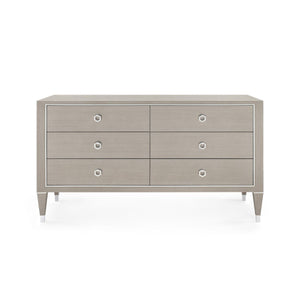 Villa & House - Morris Extra Large 6-drawer, Taupe Gray-Bungalow 5-Blue Hand Home