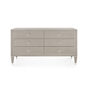 Villa & House - Morris Extra Large 6-drawer, Taupe Gray-Bungalow 5-Blue Hand Home