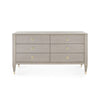 Villa & House - Morris Extra Large 6-drawer, Taupe Gray-Bungalow 5-Blue Hand Home