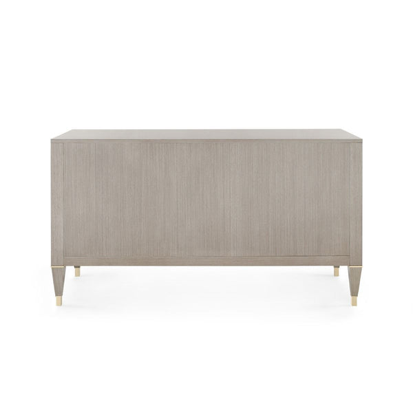 Villa & House - Morris Extra Large 6-drawer, Taupe Gray-Bungalow 5-Blue Hand Home