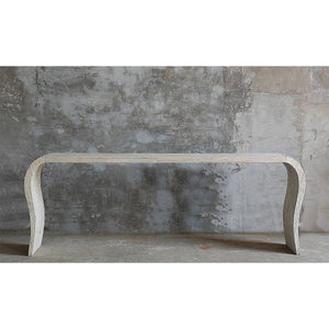 Reclaimed Elm Muse Console-Organic Restoration-Blue Hand Home