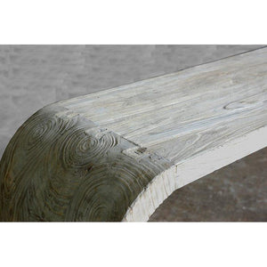 Reclaimed Elm Muse Console-Organic Restoration-Blue Hand Home