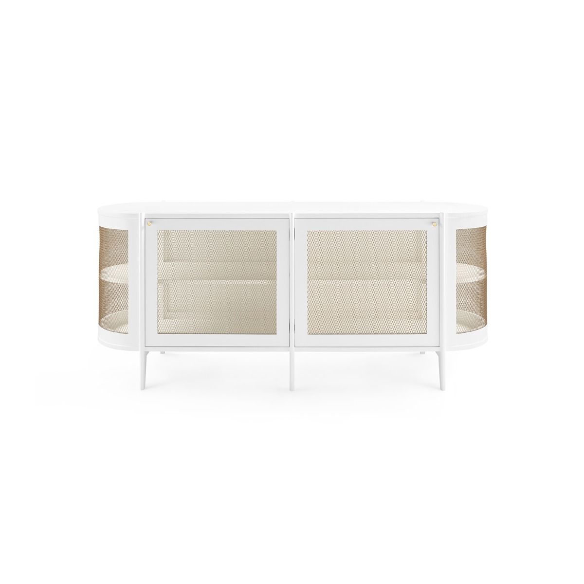 Villa & House - Nadia 2-door Cabinet, White-Bungalow 5-Blue Hand Home