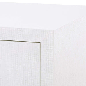 Villa & House - Newport 1-Drawer Side Table In White-Bungalow 5-Blue Hand Home