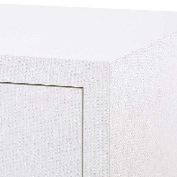 Villa & House - Newport 1-Drawer Side Table In White-Bungalow 5-Blue Hand Home