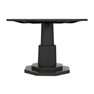 Noir Octagon Table, Pale-Noir Furniture-Blue Hand Home
