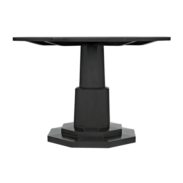 Noir Octagon Table, Pale-Noir Furniture-Blue Hand Home