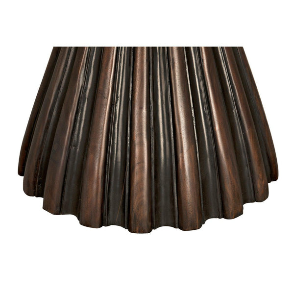 Osiris Dining Table, Pale Rubbed with Light Brown Trim-Noir Furniture-Blue Hand Home