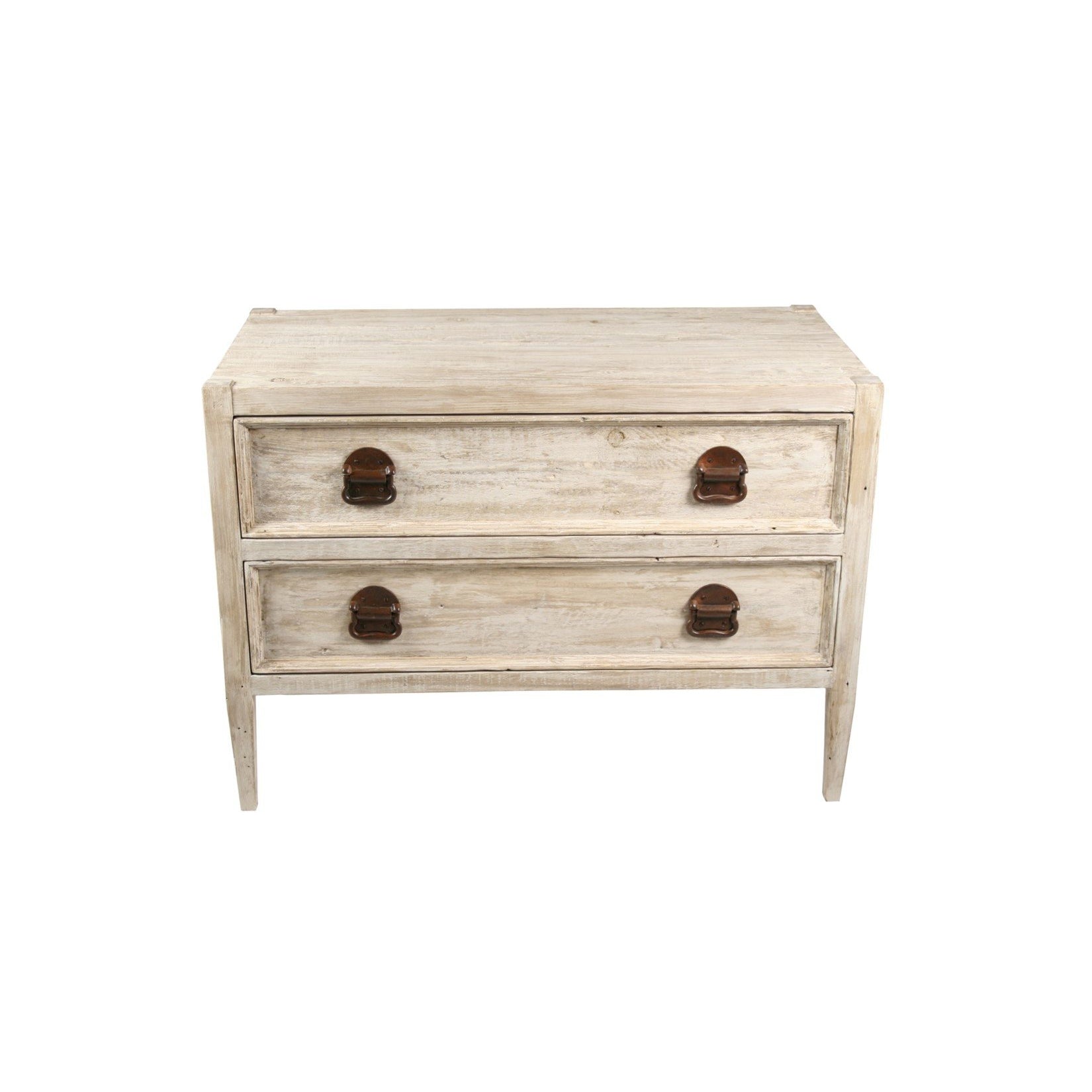 Reclaimed Lumber Lewis 2-drawer Nightstand-CFC Furniture-Blue Hand Home