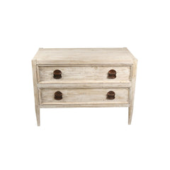 Reclaimed Lumber Lewis 2-drawer Nightstand-CFC Furniture-Blue Hand Home