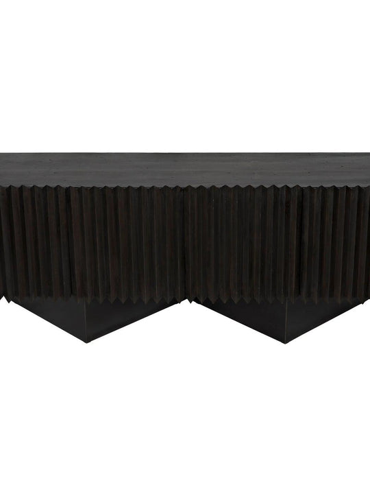 Reclaimed Lumber Linnea Sideboard, Steel Base