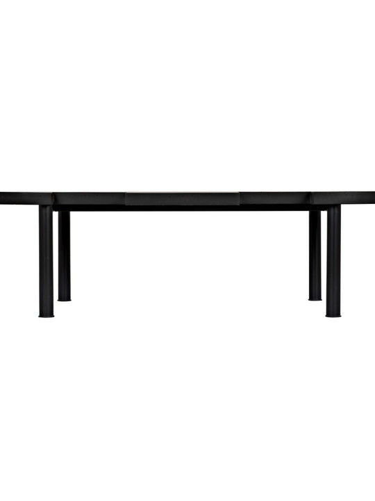Reclaimed Lumber Puzzle Coffee Table, Steel Legs